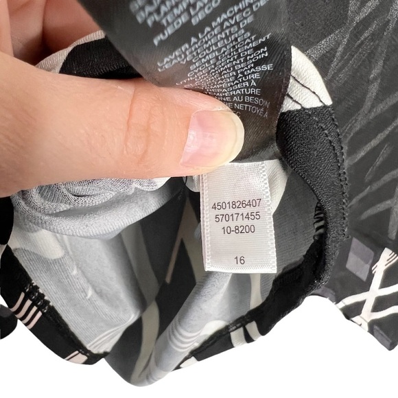 WHBM Layered Split Back V Neck Sleeveless High Low Blouse - Picture 4 of 9